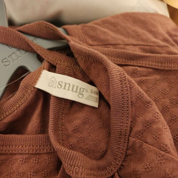 Snug Take Me Home Cotton Bonnet, Top Footed Pants & Blanket, 4piece Set Size 3-6 - Picture 8 of 8